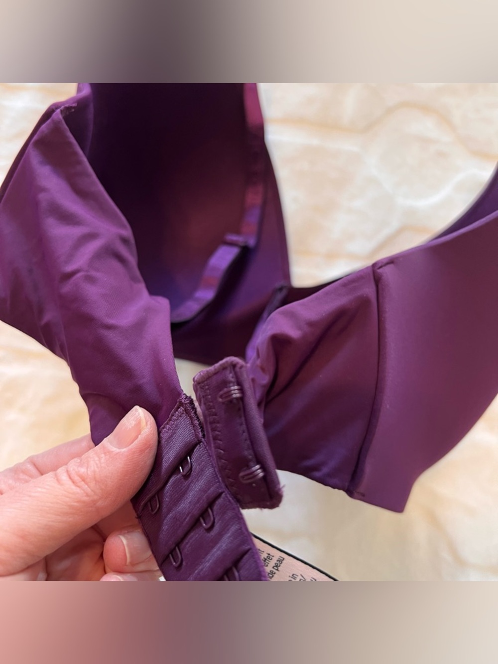 Victoria's Secret Plum Seamless T-Shirt Wireless Bra 32ddd - Picture 3 of 4